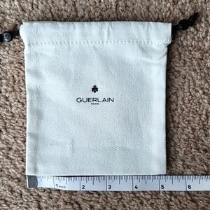 Guerlain Small Dust Bag Size 5.25" x 5.5", Color Ivory